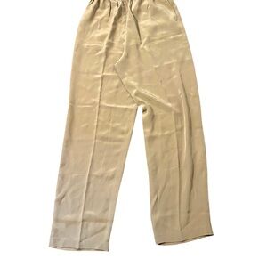 Bob Mackie silk gold pants